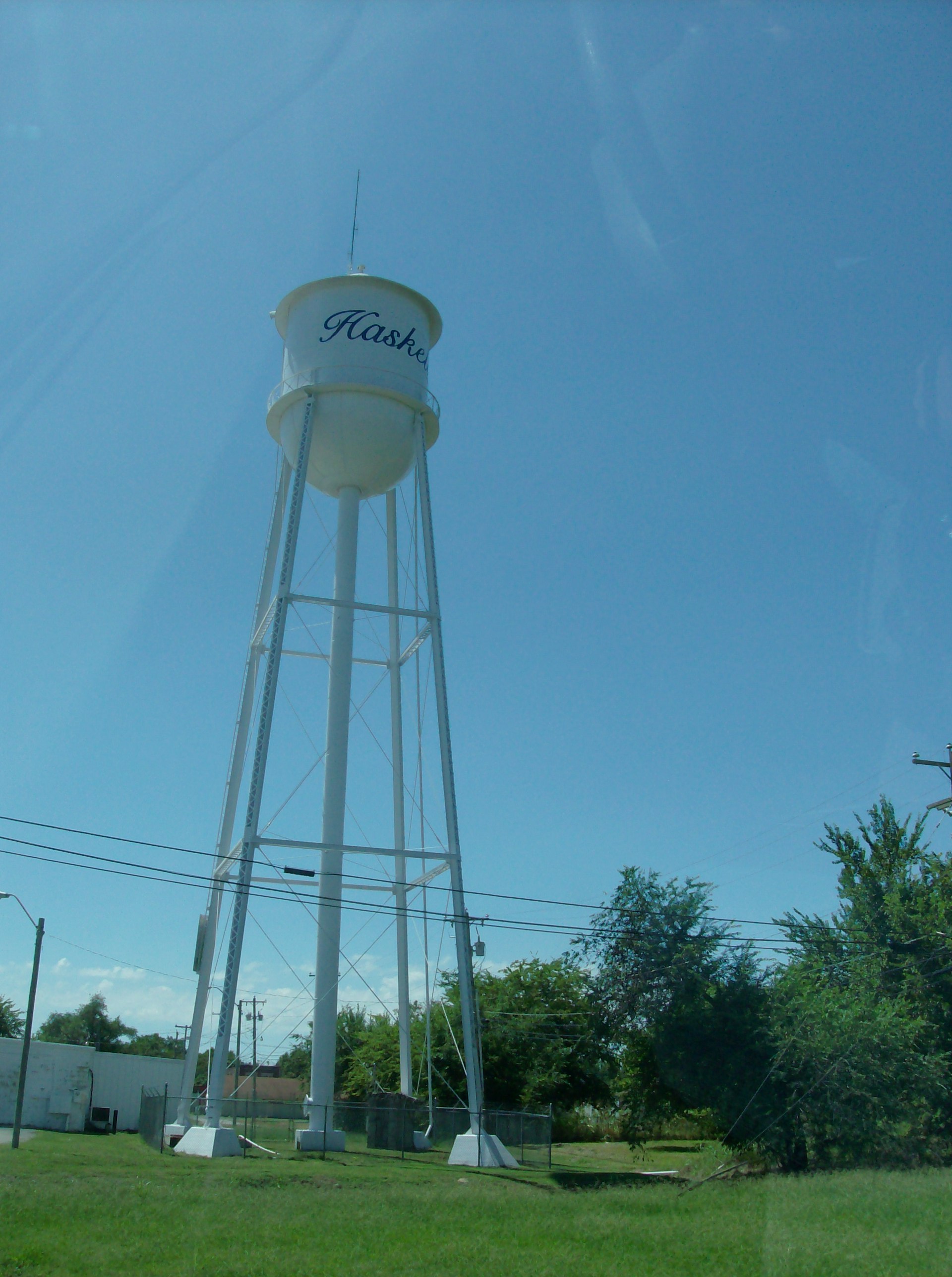 Haskell, Oklahoma water tower.
